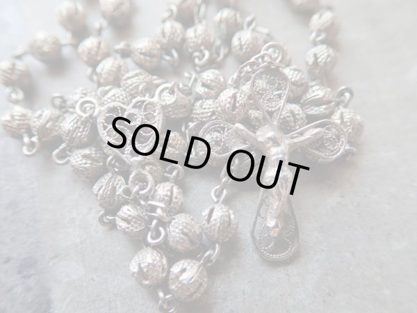 画像13: 【フィリグリーロザリオケースとフィリグリーロザリオのセット】【シルバー800】イタリア・アンティーク＆ヴィンテージ品 (13)