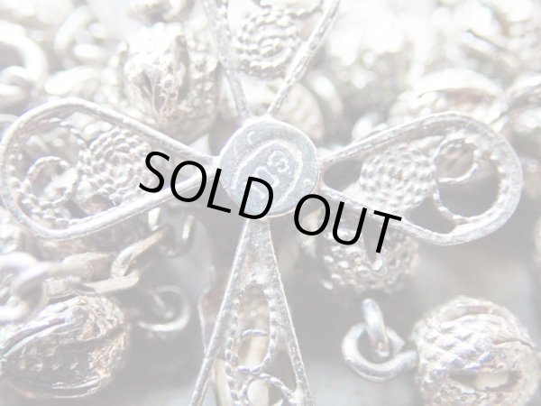 画像15: 【フィリグリーロザリオケースとフィリグリーロザリオのセット】【シルバー800】イタリア・アンティーク＆ヴィンテージ品 (15)