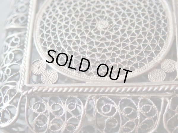 画像7: 【フィリグリーロザリオケースとフィリグリーロザリオのセット】【シルバー800】イタリア・アンティーク＆ヴィンテージ品 (7)