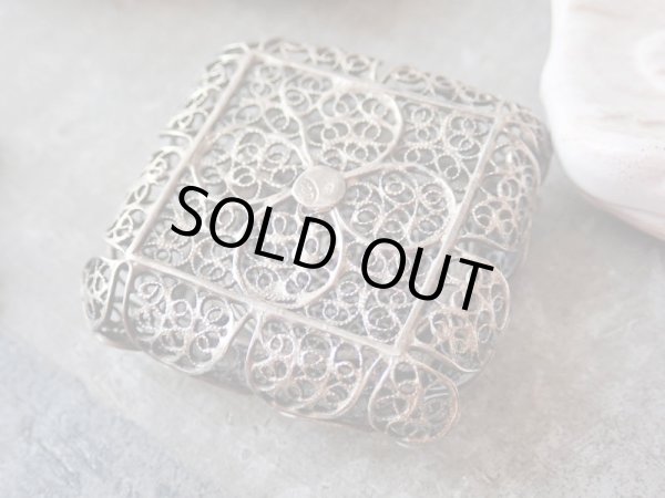 画像9: 【フィリグリーロザリオケースとフィリグリーロザリオのセット】【シルバー800】イタリア・アンティーク＆ヴィンテージ品 (9)