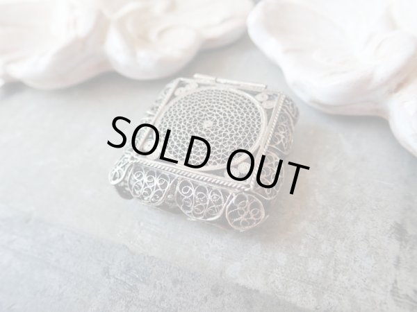 画像2: 【フィリグリーロザリオケースとフィリグリーロザリオのセット】【シルバー800】イタリア・アンティーク＆ヴィンテージ品 (2)