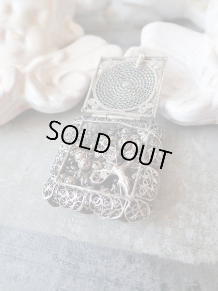 画像3: 【フィリグリーロザリオケースとフィリグリーロザリオのセット】【シルバー800】イタリア・アンティーク＆ヴィンテージ品 (3)