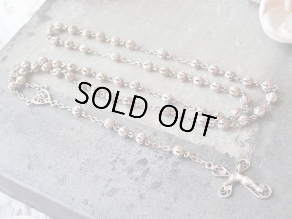 画像16: 【フィリグリーロザリオケースとフィリグリーロザリオのセット】【シルバー800】イタリア・アンティーク＆ヴィンテージ品 (16)