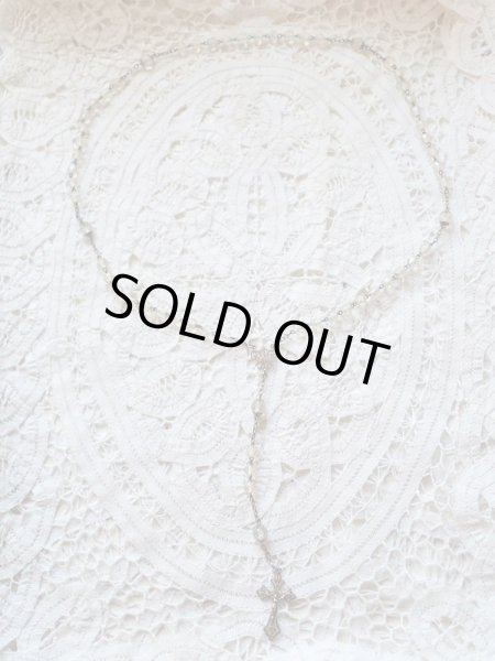 画像6: 【花座付オーロラガラス珠ロザリオ】【総シルバーパーツ】フランス・アンティーク＆ヴィンテージロザリオ (6)