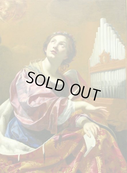 画像14: 【カルロ・ドルチ】【音楽の守護聖人セシリアメダイ】【KISSING作】フランスアンティーク＆ヴィンテージ聖品 (14)