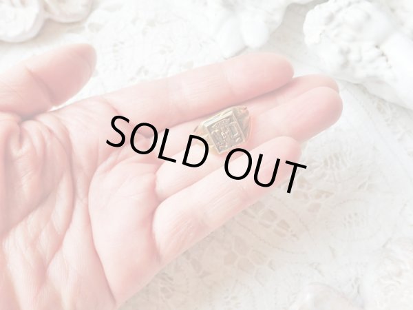 画像8: 【ノートルダム頭文字ND印台リング】フランス・アンティーク＆ヴィンテージ品 (8)