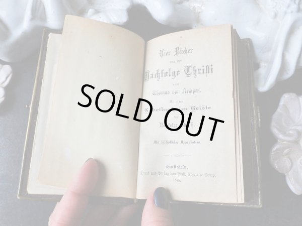 画像8: 【ドイツ革装丁祈祷書】【クロスエンボス装飾】【1875年】ドイツ・アンティーク＆ヴィンテージ聖品 (8)