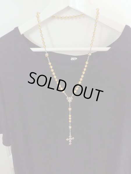 画像17: 【ウランガラスのロザリオ】【1900年代初頭】【総シルバーパーツ＆花座付】フランス・アンティーク＆ヴィンテージロザリオ (17)