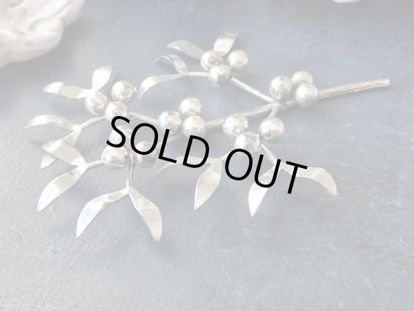 画像9: 【シルバー925製ヤドリギオブジェ大】イタリア・アンティーク＆ヴィンテージ品 (9)