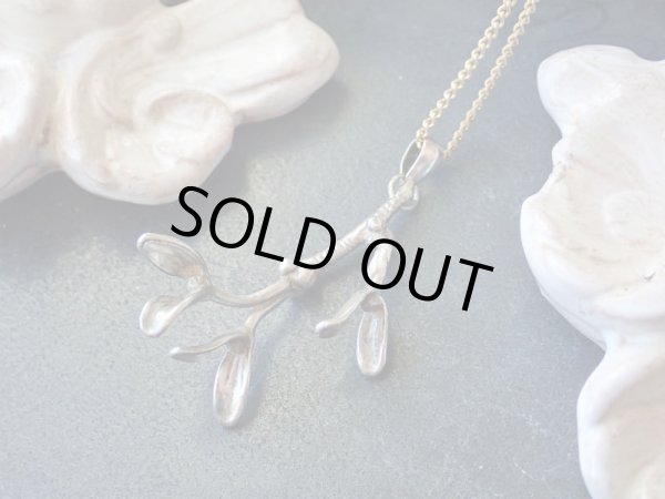 画像2: 【シルバー800製ヤドリギペンダントB】イタリア・アンティーク＆ヴィンテージ品 (2)