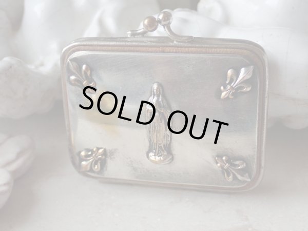 画像3: 【1900年代初期】【フルールドリスとルルドの聖母のガマ口蛇腹コインパース】フランス・アンティーク＆ヴィンテージ品 (3)