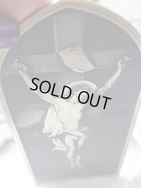 画像15: 【エングレーヴァーB.WICKER作】【LE CALVAIREゴルゴダの丘】【磔刑図オラトリー】フランス・アンティーク＆ヴィンテージ聖品 (15)