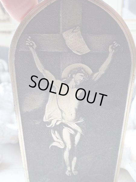 画像17: 【エングレーヴァーB.WICKER作】【LE CALVAIREゴルゴダの丘】【磔刑図オラトリー】フランス・アンティーク＆ヴィンテージ聖品 (17)