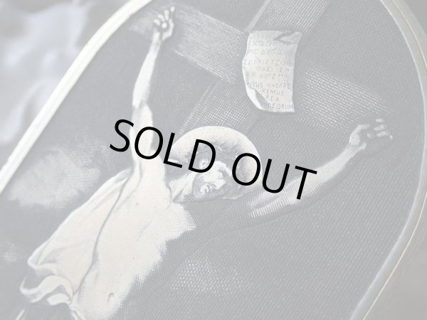 画像8: 【エングレーヴァーB.WICKER作】【LE CALVAIREゴルゴダの丘】【磔刑図オラトリー】フランス・アンティーク＆ヴィンテージ聖品 (8)