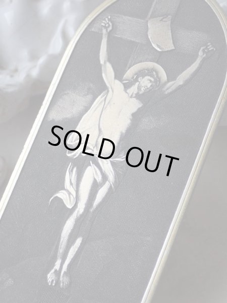 画像13: 【エングレーヴァーB.WICKER作】【LE CALVAIREゴルゴダの丘】【磔刑図オラトリー】フランス・アンティーク＆ヴィンテージ聖品 (13)