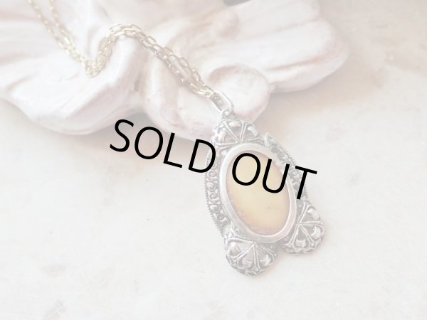 画像2: 【シルバー製】【透かし細工のミニフォトフレームペンダント】イタリア・アンティーク＆ヴィンテージ品 (2)