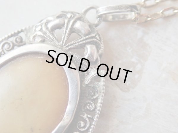 画像10: 【シルバー製】【透かし細工のミニフォトフレームペンダント】イタリア・アンティーク＆ヴィンテージ品 (10)