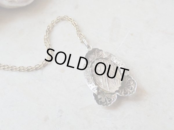 画像5: 【シルバー製】【透かし細工のミニフォトフレームペンダント】イタリア・アンティーク＆ヴィンテージ品 (5)