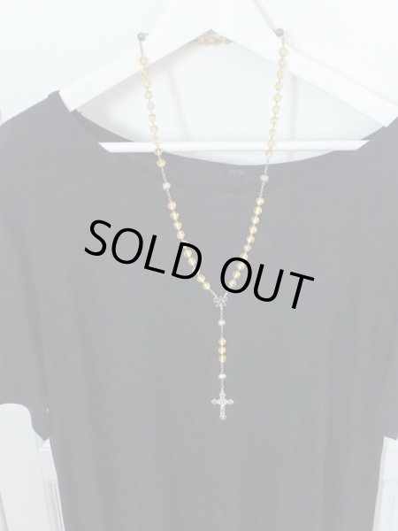 画像15: 【ウランガラスのロザリオ】【1900年代初頭〜前半】【総シルバーパーツ＆フィリグリー細工珠付】フランス・アンティーク＆ヴィンテージロザリオ (15)