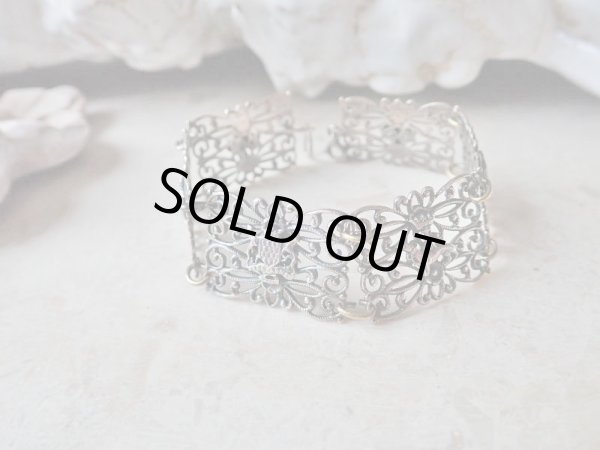 画像3: 【百合紋章とブルターニュ紋章】【エルミーヌとエルミーヌ・プラン】【透かしブレスレット】フランス・アンティーク＆ヴィンテージ品 (3)