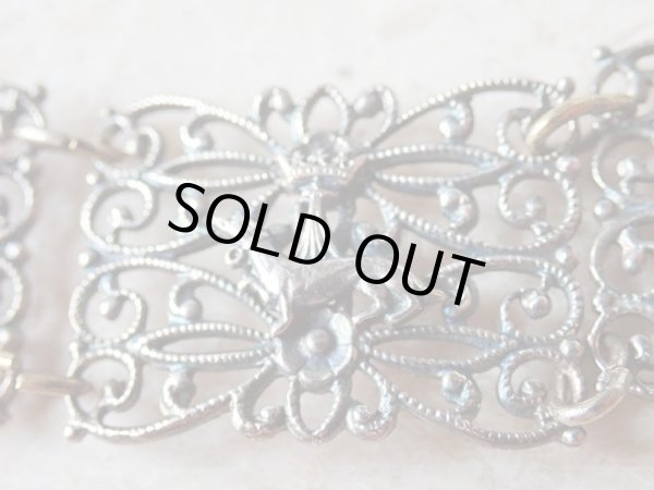 画像14: 【百合紋章とブルターニュ紋章】【エルミーヌとエルミーヌ・プラン】【透かしブレスレット】フランス・アンティーク＆ヴィンテージ品 (14)