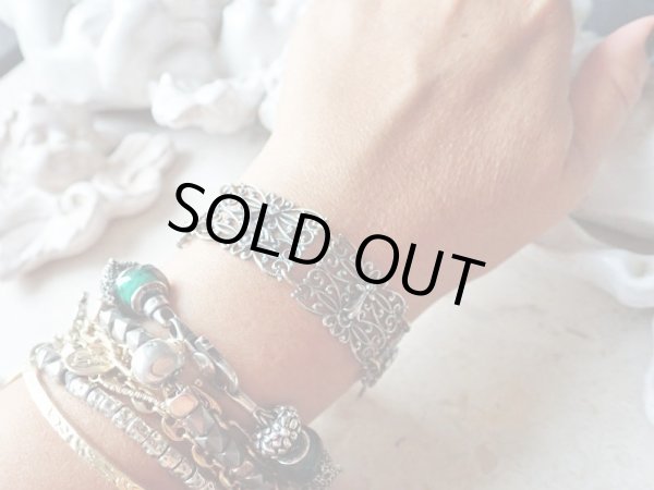 画像16: 【百合紋章とブルターニュ紋章】【エルミーヌとエルミーヌ・プラン】【透かしブレスレット】フランス・アンティーク＆ヴィンテージ品 (16)