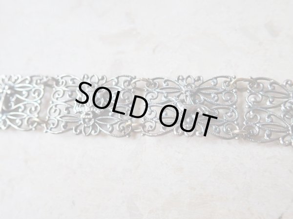 画像10: 【百合紋章とブルターニュ紋章】【エルミーヌとエルミーヌ・プラン】【透かしブレスレット】フランス・アンティーク＆ヴィンテージ品 (10)