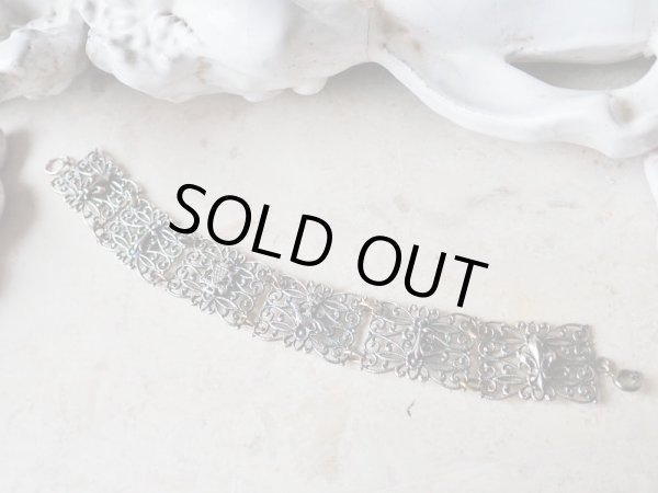 画像8: 【百合紋章とブルターニュ紋章】【エルミーヌとエルミーヌ・プラン】【透かしブレスレット】フランス・アンティーク＆ヴィンテージ品 (8)