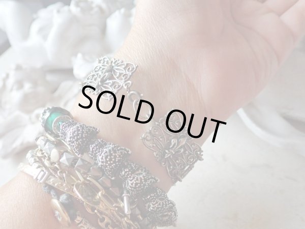 画像17: 【百合紋章とブルターニュ紋章】【エルミーヌとエルミーヌ・プラン】【透かしブレスレット】フランス・アンティーク＆ヴィンテージ品 (17)