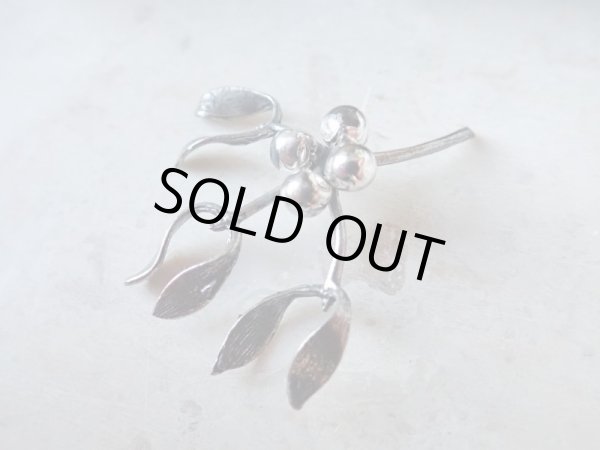 画像4: 【イタリア製ヴィンテージシルバー800ミニチュア】【ヤドリギ小B】イタリア・アンティーク＆ヴィンテージ品 (4)