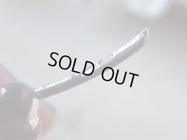 画像9: 【イタリア製ヴィンテージシルバー800ミニチュア】【ヤドリギ小B】イタリア・アンティーク＆ヴィンテージ品 (9)