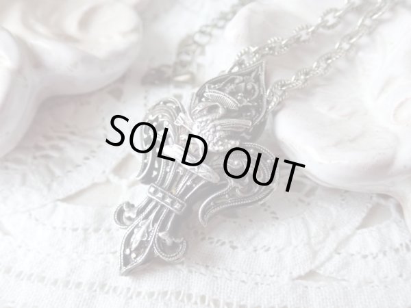 画像3: 【クロード・ド・フランス紋章矢の刺さった白鳥】【フランス王フランソワ1世妃】【百合紋透かし細工ペンダントトップ（加工み）】フランス・アンティーク品 (3)