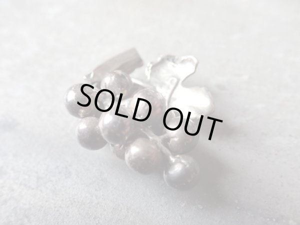 画像9: 【イタリア製ヴィンテージシルバー800ミニチュア葡萄B】【聖餐のシンボル】【粒が可動タイプ】イタリア・アンティーク＆ヴィンテージ品 (9)