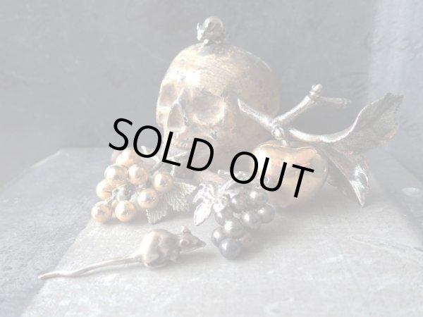 別売りの林檎と葡萄とネズミとのディスプレイ例