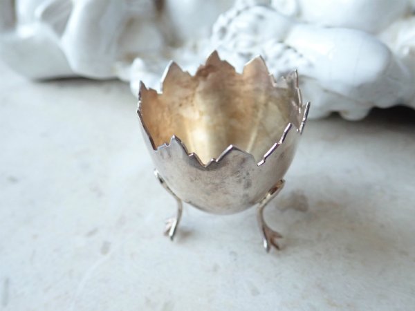 画像8: 【鶏脚とギザ殻エッグスタンド】【カリメロ】フランス・ヴィンテージ品 (8)