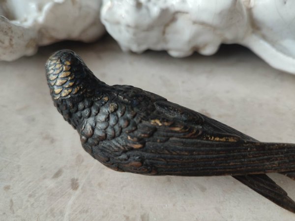 画像12: 【アンティークヴィエナブロンズ】【ツバメ】オーストリア・アンティーク＆ヴィンテージ品 (12)