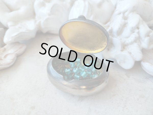 画像7: 【ノートルダムNDモノグラムとフルールドリスのプードリエール】【パウダーケース】フランス・アンティーク＆ヴィンテージ品 (7)