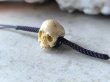 画像16: 【店主コレクション放出品11】【下顎無髑髏】【数珠用3m横穴】牙製 髑髏作家服部・髑髏根付・提げ物・彫刻・その他髑髏作品 (16)