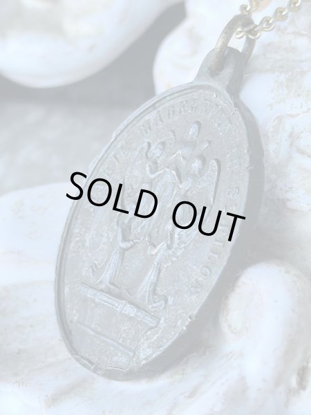 画像8: 【マグダラのマリア】【サントボームの洞窟】【4人の天使に天に運ばれるマグダラのマリア】フランス・アンティーク＆ヴィンテージメダイ (8)