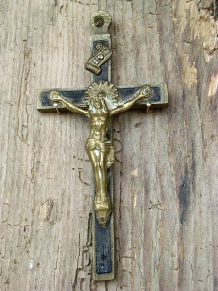 画像1: 【キリスト磔刑十字架】【CROCIFISSO】イタリア・アンティーク＆ヴィンテージクロス (1)